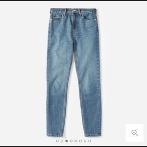 Everlane high-rise skinny ankle jeans